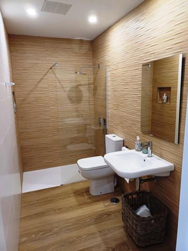 Ένα μπάνιο στο El Rincón de Daniela - Apartamento en la Guía