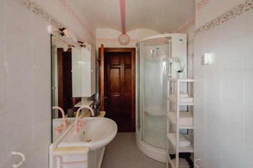 Koupelna v ubytování Il ricordo del chianti