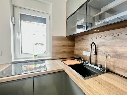 Kuchyň nebo kuchyňský kout v ubytování Ilidza Apartments - PEJTON RESIDENCE - Free Parking