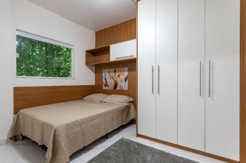 En eller flere senge i et værelse på Localização privilegiada: Orla de Icaraí