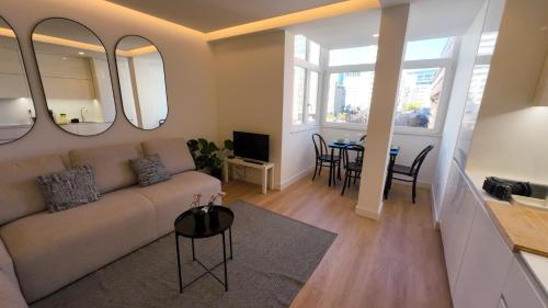 Χώρος καθιστικού στο Saldanha cozy apartament