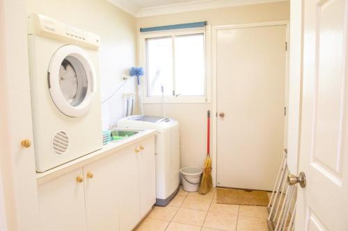 Ένα μπάνιο στο Beach Tree