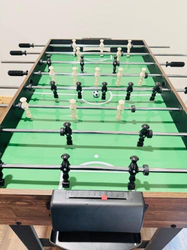 a close up of a snooker table at Glacier Run, Hot Tub, Sauna,Movie Theater, WiFi, EV in Ashford