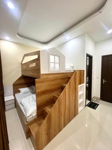 Ένα ή περισσότερα κρεβάτια σε δωμάτιο στο Homestay ocp3