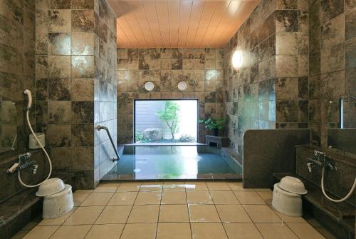 Koupelna v ubytování Hotel Route-Inn Komagane Inter