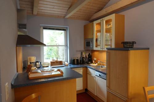 Kuchyň nebo kuchyňský kout v ubytování Ferienwohnung Anna