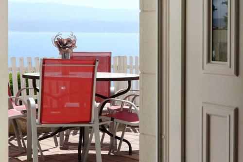Balkoni atau teres di Via Sol mit Swimmingpool