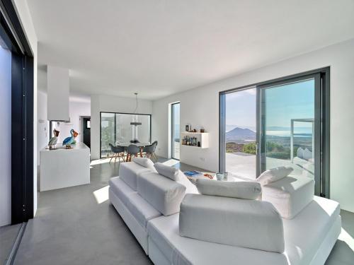 Χώρος καθιστικού στο Villa in Paros Villa Nest