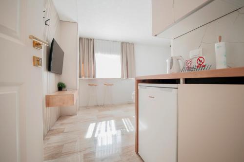 Kuchyň nebo kuchyňský kout v ubytování Style rooms Split