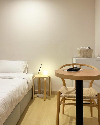 Cama o camas de una habitación en Yellow stay