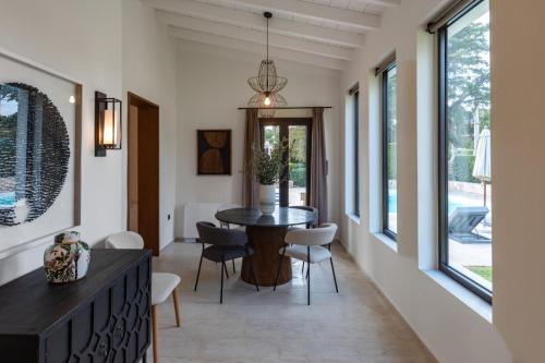 Χώρος καθιστικού στο Sounio Poseidon Villa
