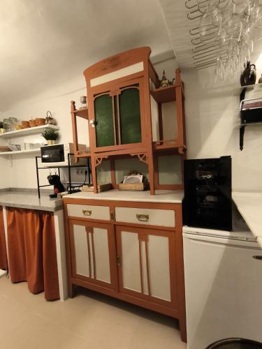 Dapur atau dapur kecil di Casa Las Tinajas