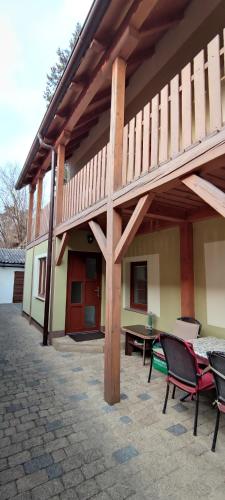 Μπαλκόνι ή βεράντα στο Apartmán Hluboká nad Vltavou