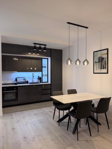 Nhà bếp/bếp nhỏ tại Ponte Nuovo De Luxe Apartment