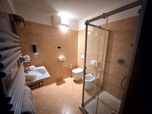 Koupelna v ubytování Hotel mariuccia