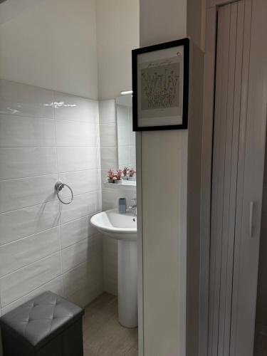 Koupelna v ubytování B&B La Meta
