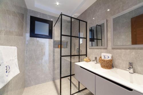 Koupelna v ubytování Villa Haut Standing Rock The Kasbah, Djerba Tunisie