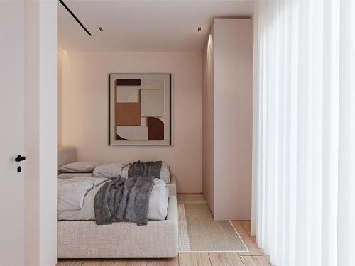 Postel nebo postele na pokoji v ubytování Ionian Premium Villas
