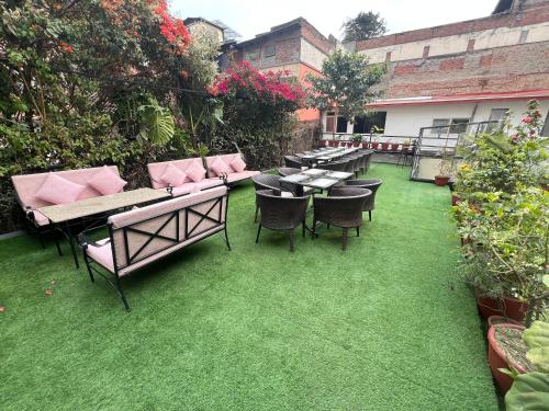 Zahrada ubytování Hotel Kathmandu Base Camp