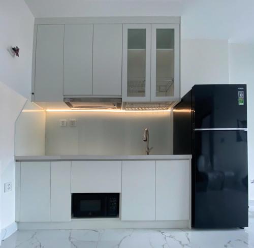 Kuchyň nebo kuchyňský kout v ubytování Hera Luxury Apartmant 5 sao - View Excellence