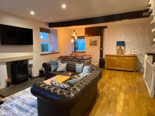Posezení v ubytování Charming dog-friendly Yorkshire Dales Cottage, Austwick