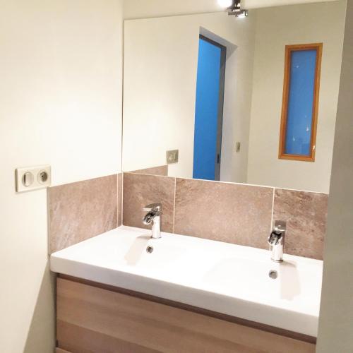 Koupelna v ubytování Appartements Rue Lemoine XXL