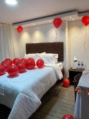 TRÉBOL GOLDEN HOTELにあるベッド