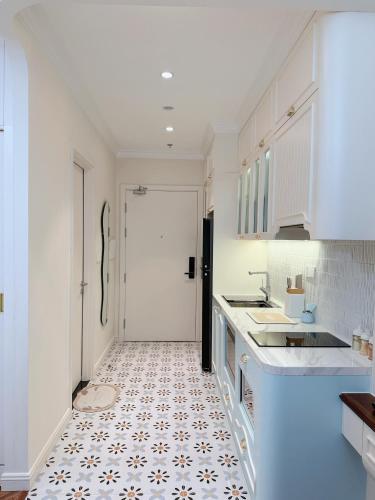 Η κουζίνα ή μικρή κουζίνα στο Onsen Ecopark Home