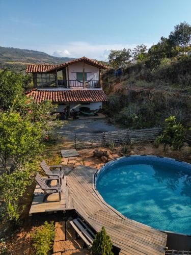 Piscina en o cerca de Casa Primitivo