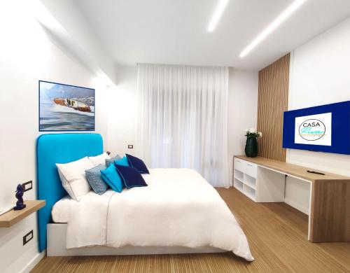 Postel nebo postele na pokoji v ubytování Casa Riva Sorrento