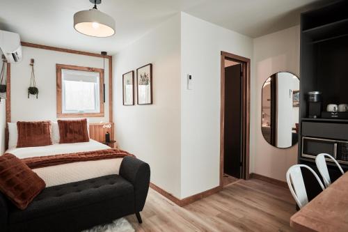 Voodi või voodid majutusasutuse Motel Boutique Hygge toas