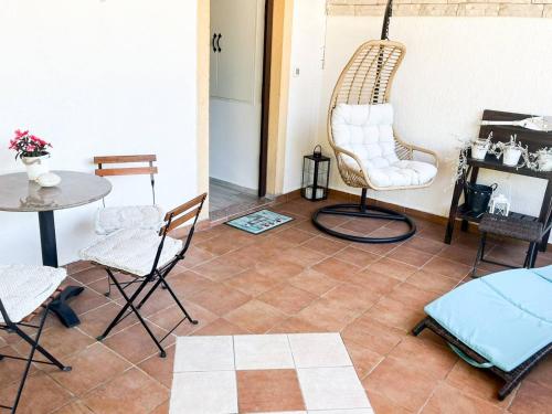 Ruang duduk di Apartman Lida