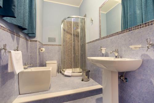 Koupelna v ubytování B&B Antonello da Messina