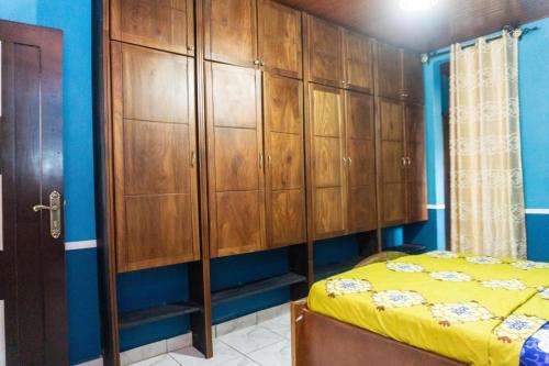 Llit o llits en una habitació de Villa Du Soleil