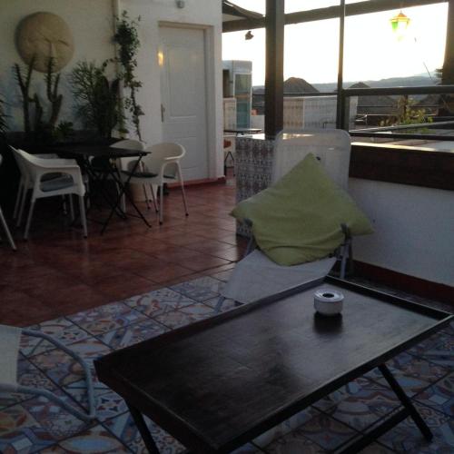 Χώρος καθιστικού στο Boutique Hostal "Casa Justa"