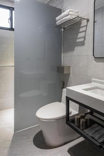 Salle de bains dans l'établissement 初約旅宿 Meet Inn
