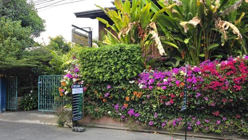Κήπος έξω από το Siriwan Hostel