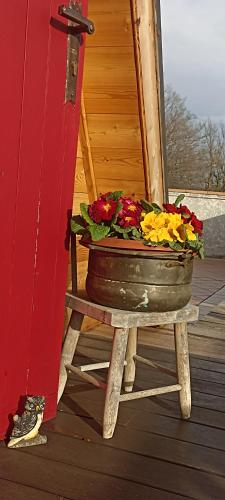 Gambar di galeri bagi FRACA CHALET View Relax Walk in nature di Zogno