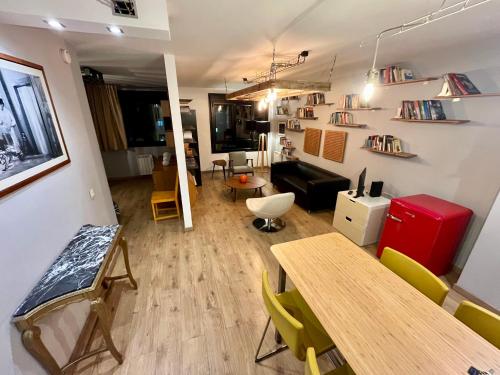 Køkken eller tekøkken på Loft Gijón