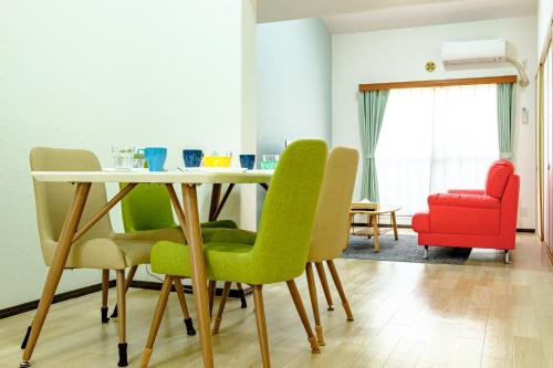 Ruang duduk di さくらハウス - SAKURA HOUSE 40mins from Disneyland
