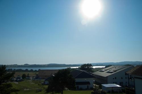 a view from the roof of a building at Ferienwohnung "Bellevue" in Sellin auf Rügen in Ostseebad Sellin