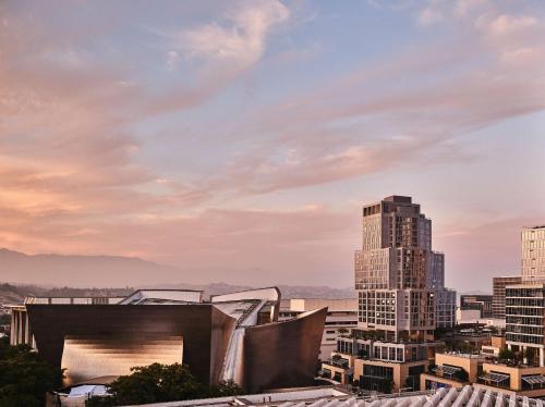 a view of a city skyline with buildings at Conrad Los Angeles in Los Angeles