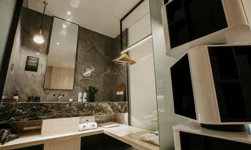 Wuhan Hazens Hotelにあるバスルーム