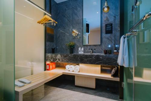 Wuhan Hazens Hotelにあるバスルーム