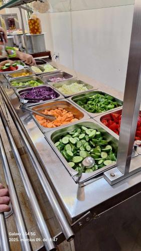 Mad på lejlighedshotellet eller i nærheden