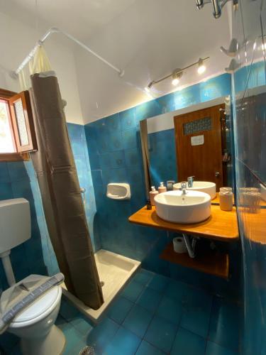 Koupelna v ubytování Afroditi Hotel