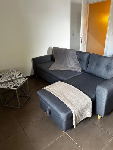 Χώρος καθιστικού στο Appartement Carcans
