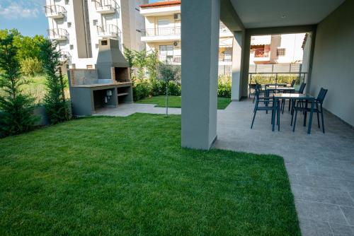 OLIVE Apartmentsにある庭