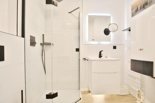 Et badeværelse på Wohnpark Niendorf 13 Wohnpark Niendorf Appartement 6