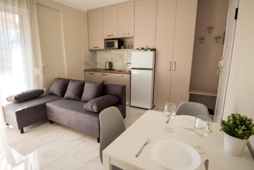 OLIVE Apartmentsにあるキッチンまたは簡易キッチン